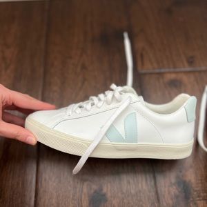 Veja White and blue sneakers
